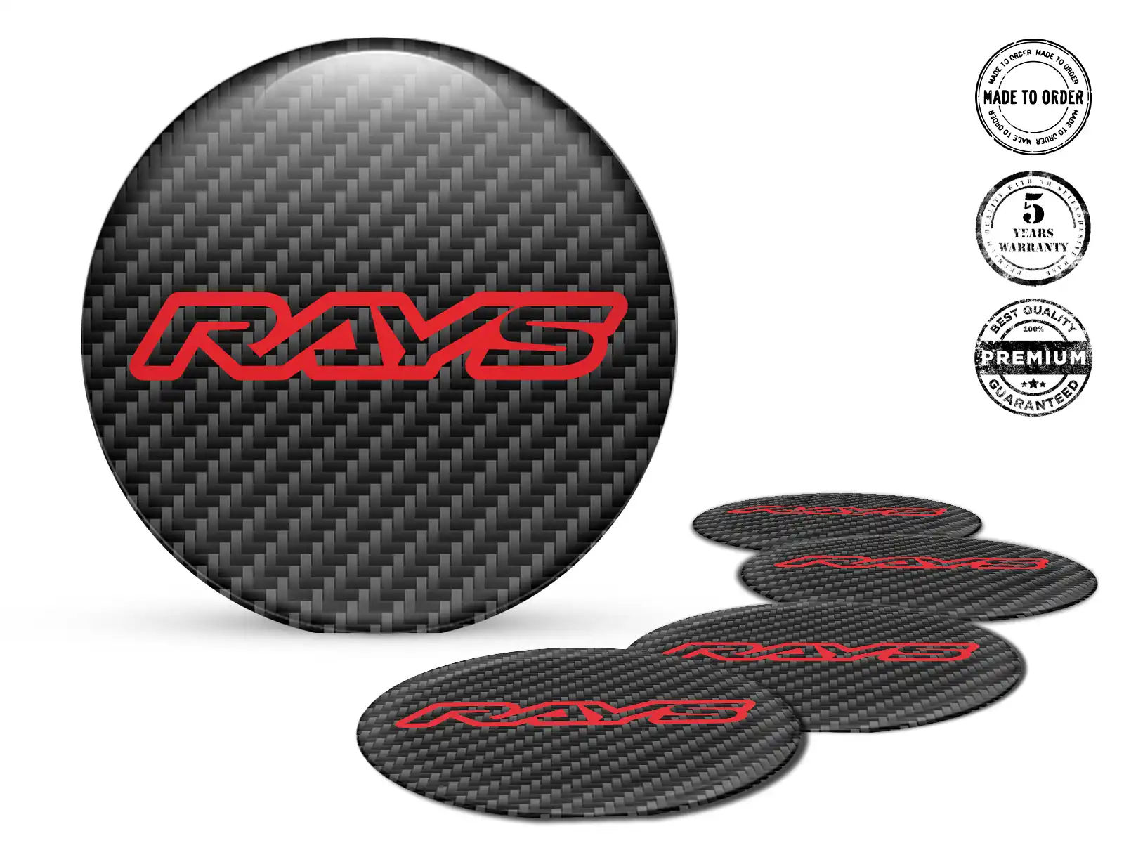 Rays Logo Emblema Ruota Decalcomania Resina Grid